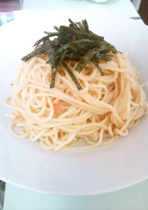 とっても簡単☆明太子スパ-レシピのメイン写真