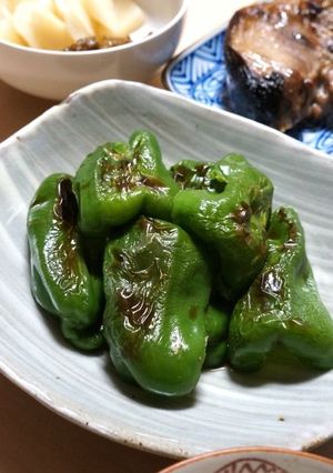 ピーマン●ポン酢焼き浸し（魚焼グリルで）-レシピのメイン写真
