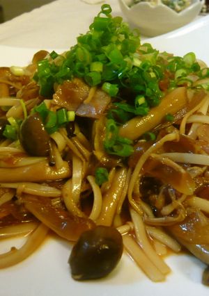 【焙煎にんにく】和パスタ風☆焼うどん。-レシピのメイン写真