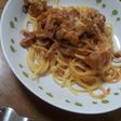 チキンとトマトのパスタ
