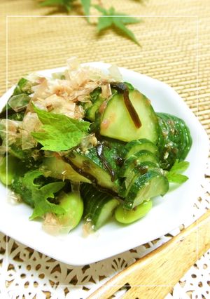 胡瓜の梅おかか・塩麹・塩昆布漬け-レシピのメイン写真