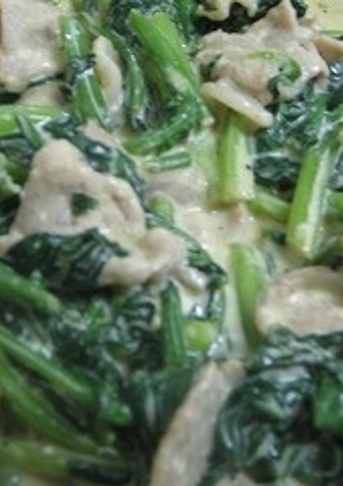 豚肉ほうれん草マヨネーズいため-レシピのメイン写真