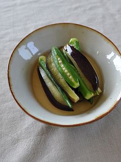 オクラとナスの甘酢漬け-レシピのメイン写真