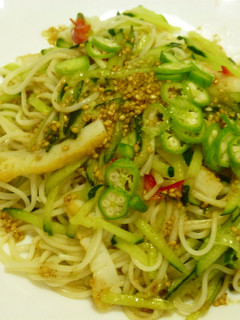 きゅうり&そうめんのドレッシングかけ-レシピのメイン写真