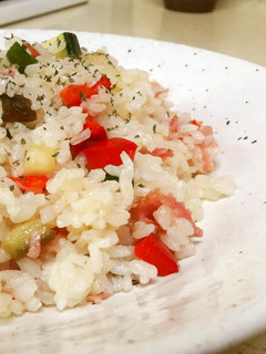 彩鮮やか!食欲そそる夏野菜ピラフ。-レシピのメイン写真