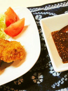 *とんかつに*ゴマソース*-レシピのメイン写真