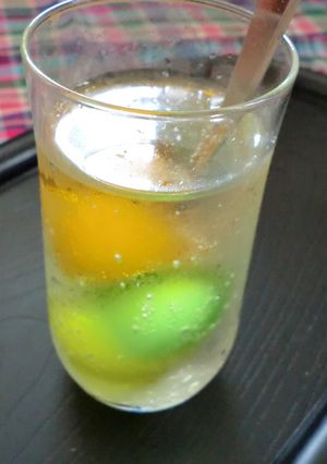薄まらない！冷凍ゼリー入りドリンク-レシピのメイン写真