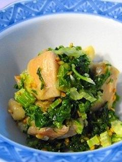 セロリの上半分と鶏の塩麴炒め-レシピのメイン写真