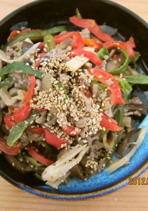 ひき肉のチンジャオロース-レシピのメイン写真