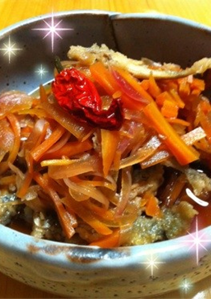 大好評＼(^o^)／鯵の南蛮漬け-レシピのメイン写真