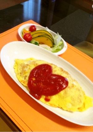 簡単☆炊飯器でオムライスのケチャップご飯-レシピのメイン写真