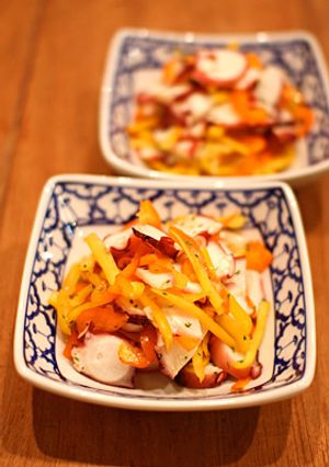 【簡単副菜】タコとピーマンのタイ風和え-レシピのメイン写真