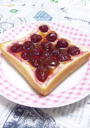 クリチージャム＆キャラメルのトースト♪-レシピのメイン写真