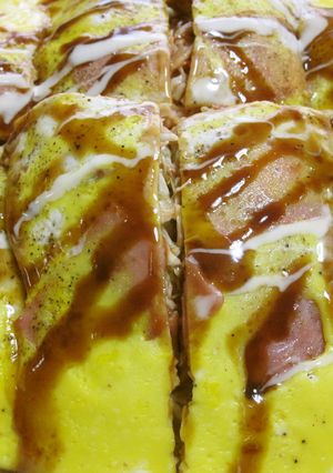 お好み焼きの味!★きゃべつベーコン玉子-レシピのメイン写真