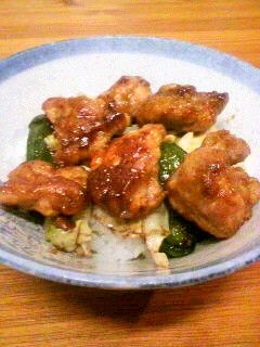 オイスターソースで!簡単照り焼きチキン丼-レシピのメイン写真