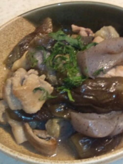 ナスと豚バラの塩煮込み-レシピのメイン写真