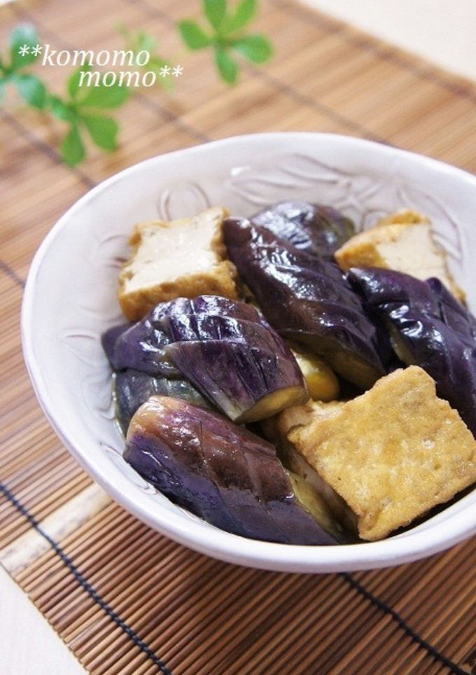 *田舎風* なすと厚揚げの煮物-レシピのメイン写真