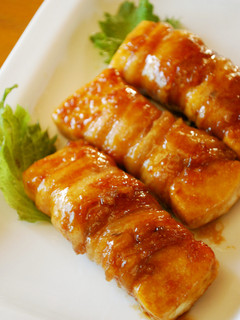 豚肉の豆腐くるくる照焼き-レシピのメイン写真