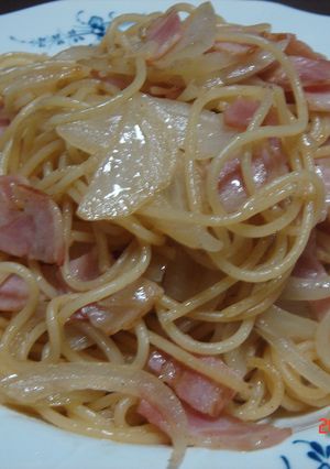ベーコンと玉ねぎのペペロンチーノ-レシピのメイン写真
