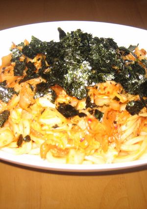 豚キムチうどん-レシピのメイン写真