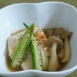豆腐ときのこの煮物