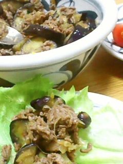 挽き肉と茄子のポン酢炒め-レシピのメイン写真