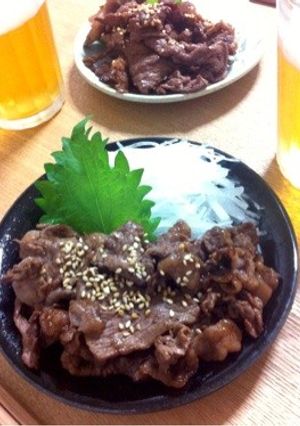 ピリッと旨辛！わさび醤油の和風焼肉-レシピのメイン写真