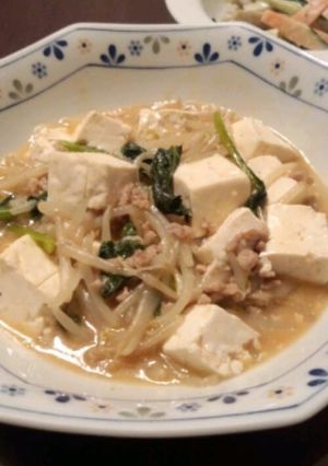 もやしと豆腐で肉味噌あんかけ-レシピのメイン写真