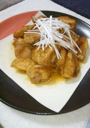 鶏もも肉の酢味噌炒め-レシピのメイン写真