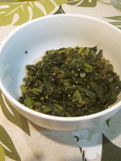 大根の葉の和風ゴマ煎り醤油炒め-レシピのメイン写真