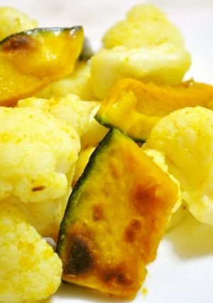カリフラワーと焼きかぼちゃのサラダ-レシピのメイン写真