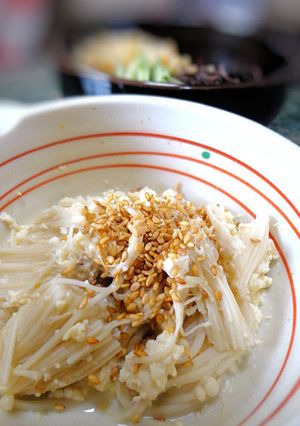 塩麹豆腐と塩麹エノキの白和え-レシピのメイン写真