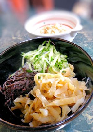 ★白滝とクラゲの酢の物★冷やし中華風-レシピのメイン写真