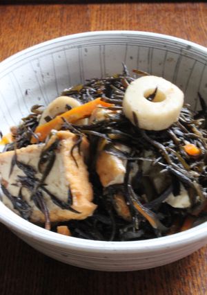 醤油麹柚子こしょうｄｅひじき厚揚げの煮物-レシピのメイン写真