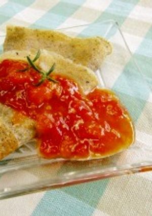 紅茶クレープとトマトコンフィチュール-レシピのメイン写真