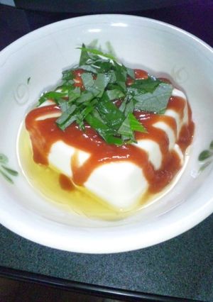 この組み合わせで?うま冷奴-レシピのメイン写真