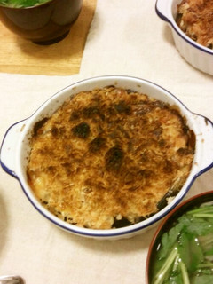 超簡単☆なすと豚肉のジューシーグラタン-レシピのメイン写真