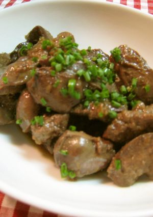 母の味 我が家の定番「鷄肝煮」-レシピのメイン写真