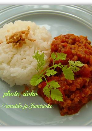 *トマト風味のドライカレー*-レシピのメイン写真