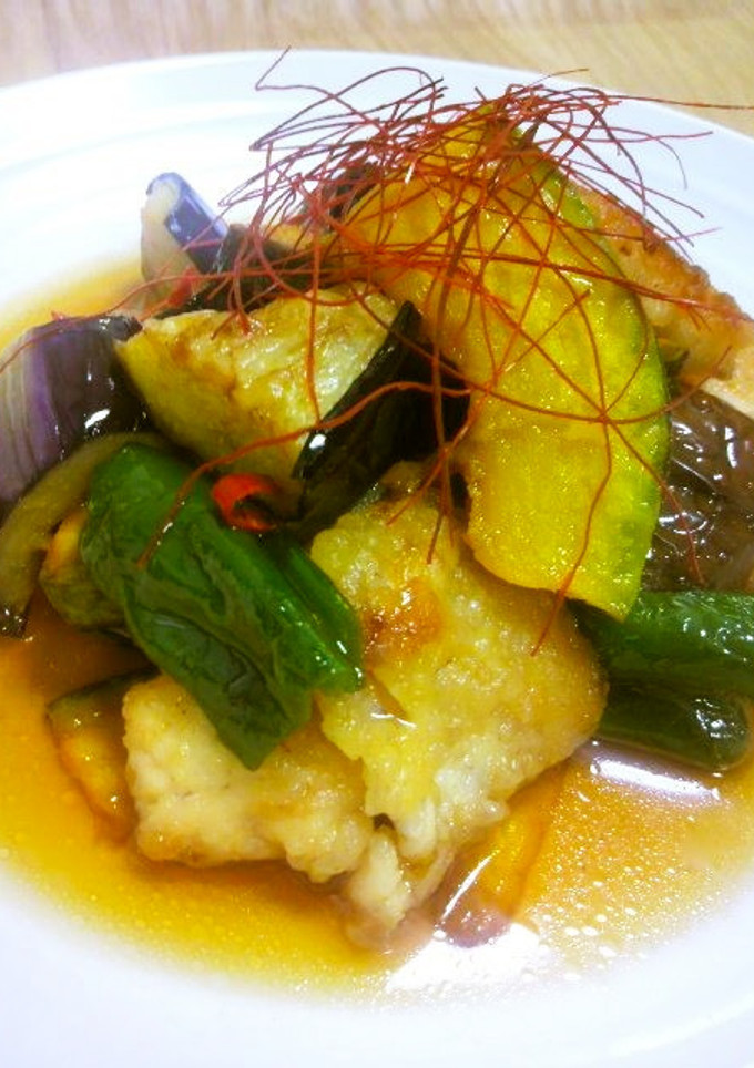 夏野菜のさっぱり鶏南蛮漬け♡-レシピのメイン写真