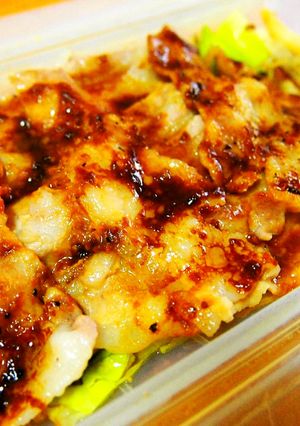 みそ醤油味の豚バラスライス重ね蒸し-レシピのメイン写真