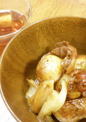 皮つきじゃがいもで、こってり肉じゃが-レシピのメイン写真
