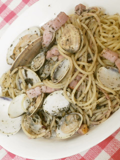 一人御膳□はまぐりとゆかりの和風パスタ-レシピのメイン写真