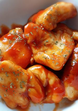 簡単！鶏肉のスタミナケチャップ炒め煮-レシピのメイン写真