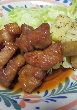 簡単♪豚肉料理(スペアリブ風)-レシピのメイン写真