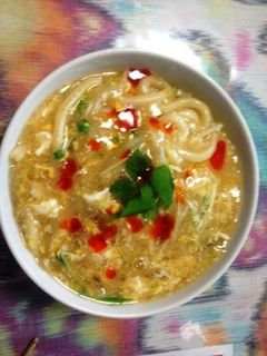 酸辣湯うどん-レシピのメイン写真