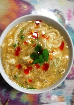 酸辣湯うどん-レシピのメイン写真