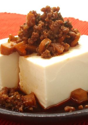 ピリ辛!豆腐の肉みそのせ-レシピのメイン写真