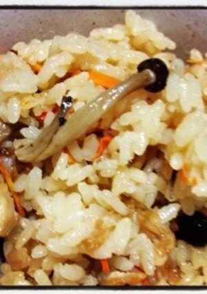 簡単めんつゆで炊き込みご飯☆-レシピのメイン写真