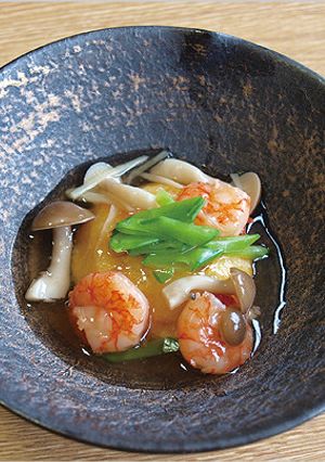 じゃがいもまんじゅうエビあんかけ-レシピのメイン写真
